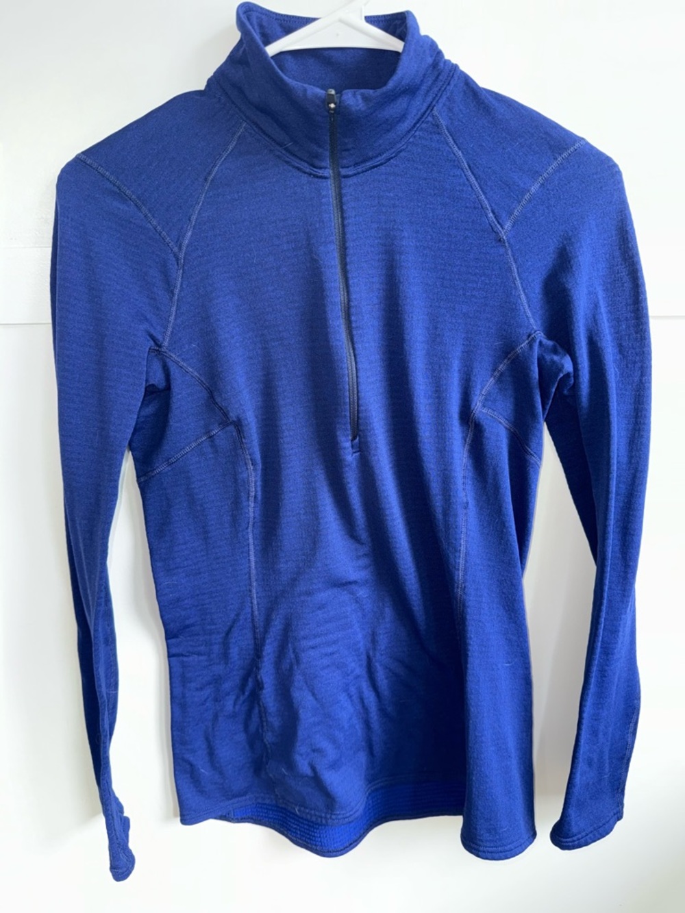 Patagonia Womens Capilene Thermal Weight 1/4 Zip-Neck Base Layer Top Small